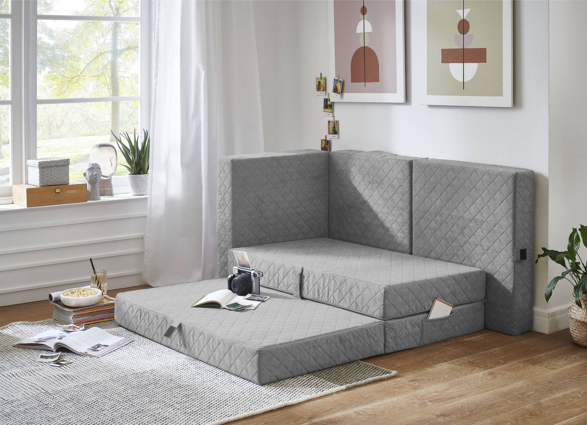 ATLANTIC home collection Sessel »Lenny«, Sessel als Faltmatratze mit Gästebettfunktion von ATLANTIC home collection