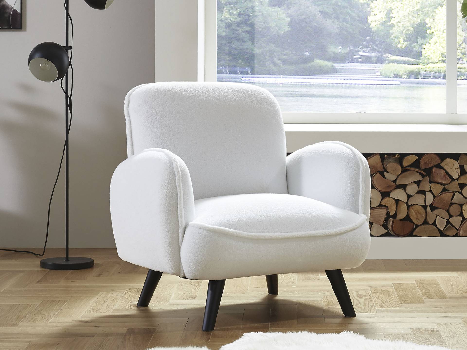 ATLANTIC home collection Sessel »Ben«, mit Wellenunterfederung, Massivholzfüsse, frei im Raum stellbar ATLANTIC home collection Sessel »Ben«, mit Wellenunterfederung, Massivholzfüsse, frei im Raum stellbar von ATLANTIC home collection