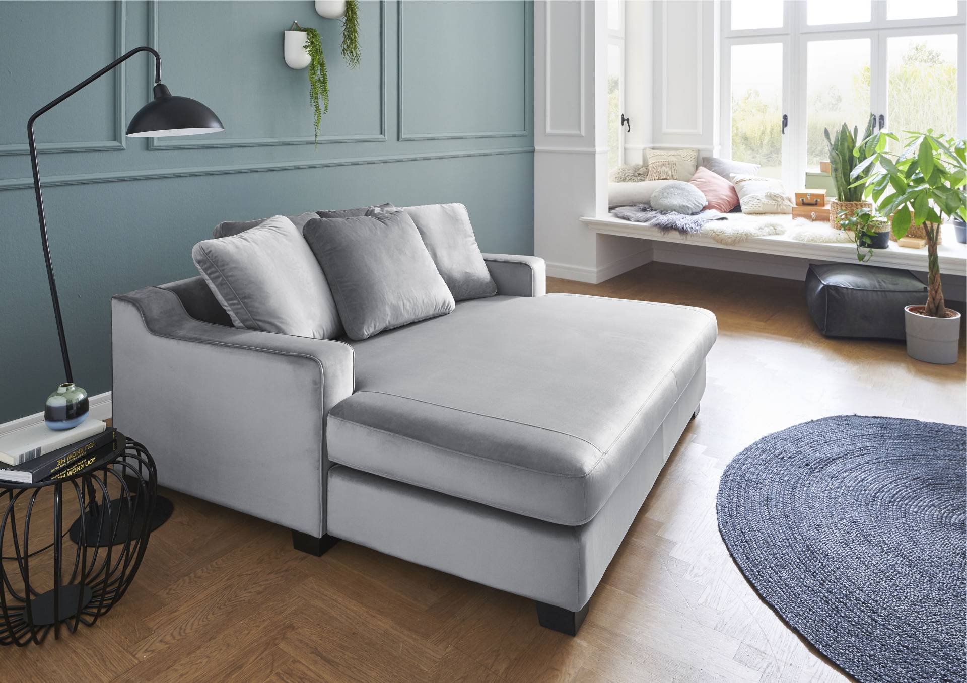 ATLANTIC home collection XXL-Sessel »Nobel«, Megasessel, Loveseat, inkl. 5 Rückenkissen, frei im Raum stellbar von ATLANTIC home collection