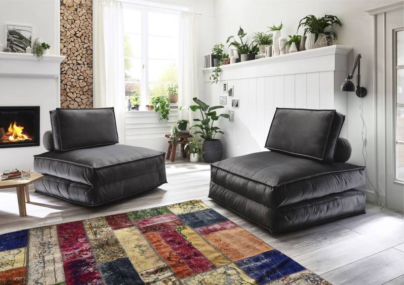 ATLANTIC home collection XXL-Sessel »Miro«, XXL-Sessel wandelbar zum Gästebett von ATLANTIC home collection