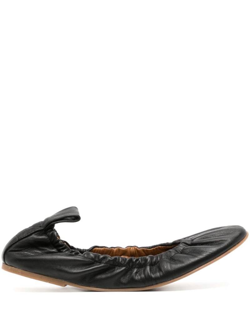 ATP Atelier Teano leather ballerina shoes - Black von ATP Atelier