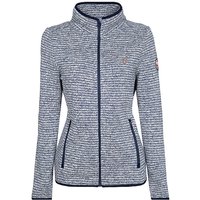 AULP Damen Fleecejacke Melange Knit dunkelblau | L von AULP