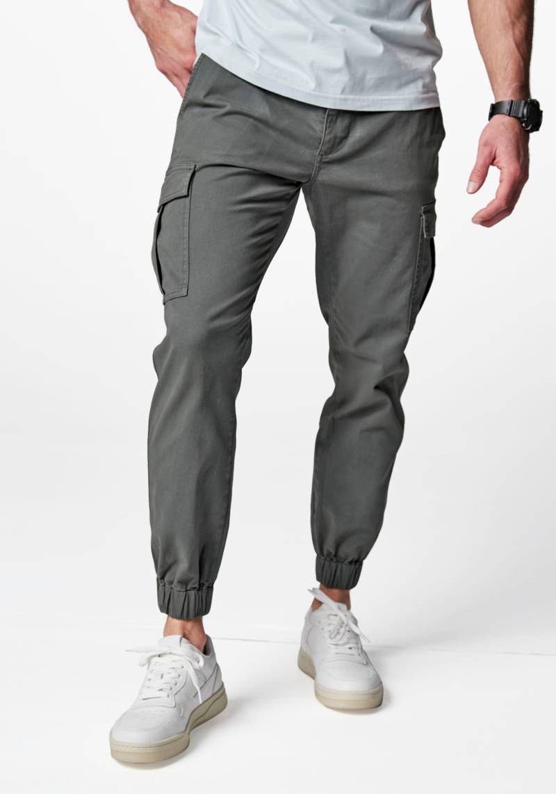 AUTHENTIC LE JOGGER Cargohose, mit normaler Bundhöhe aus elastischer Baumwoll-Qualität von AUTHENTIC LE JOGGER