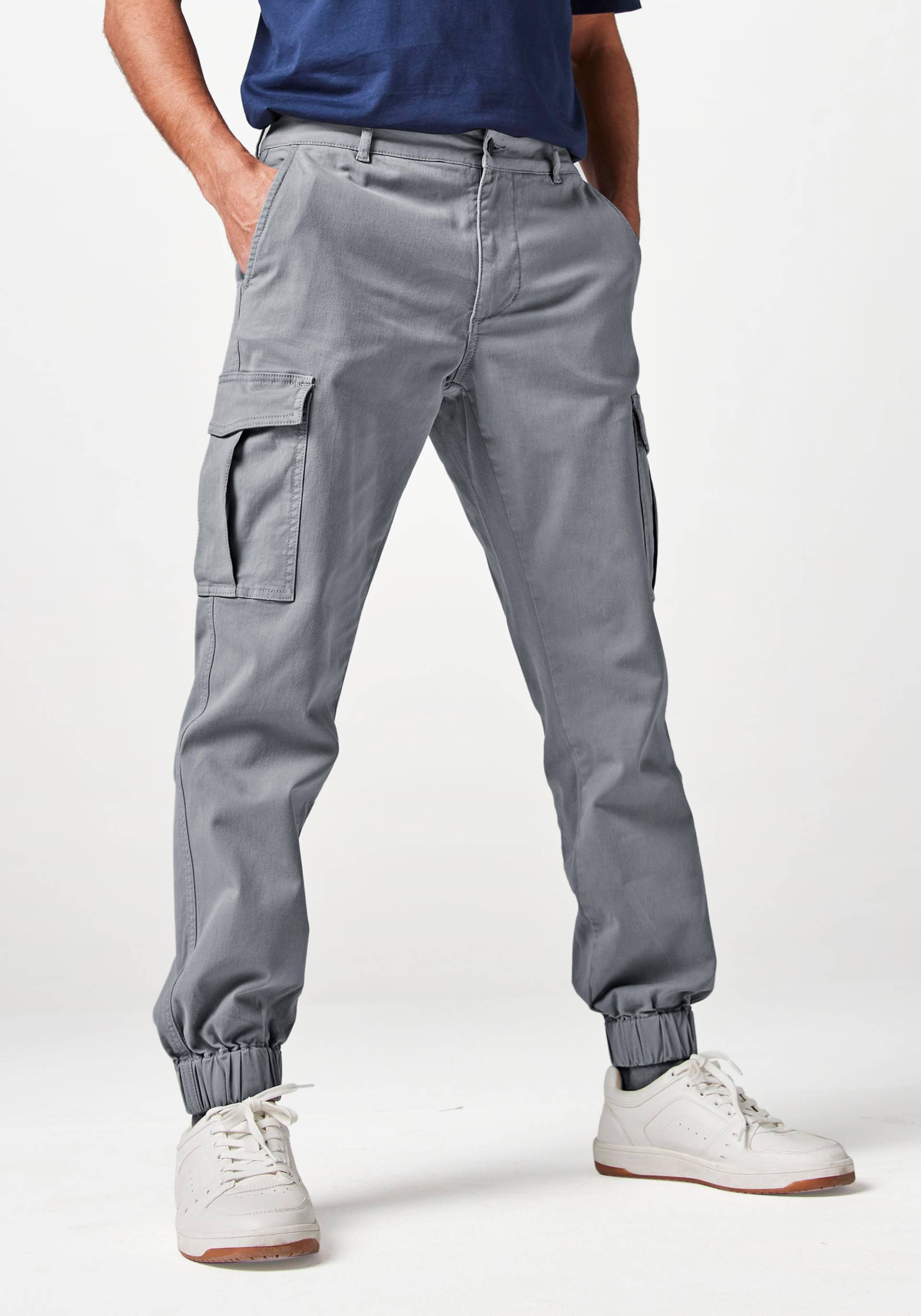 AUTHENTIC LE JOGGER Cargohose, mit normaler Bundhöhe aus elastischer Baumwoll-Qualität von AUTHENTIC LE JOGGER