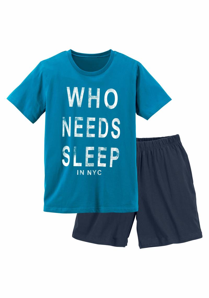 AUTHENTIC LE JOGGER Pyjama, (2 tlg., 1 Stück), "Who needs sleep" von AUTHENTIC LE JOGGER