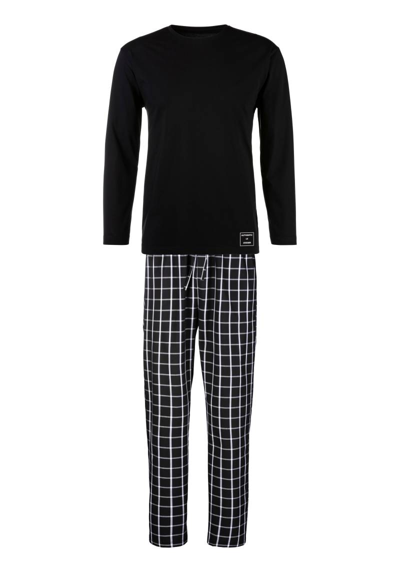 AUTHENTIC LE JOGGER Pyjama, (2 tlg., 1 Stück), mit karierter Webhose von AUTHENTIC LE JOGGER