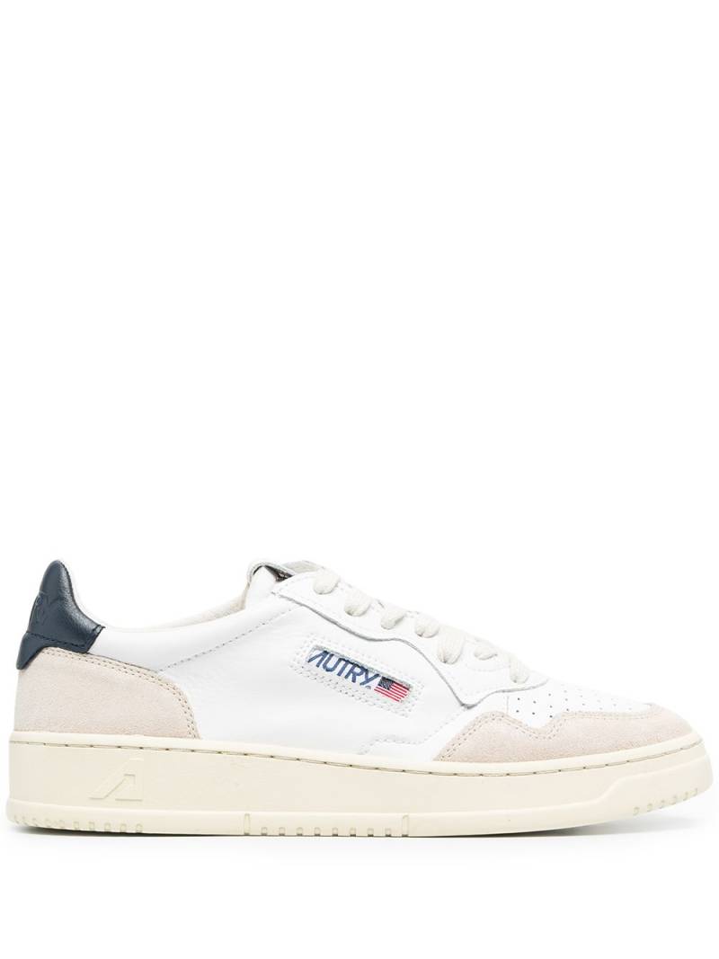 Autry Medalist suede-panel sneakers - White von Autry