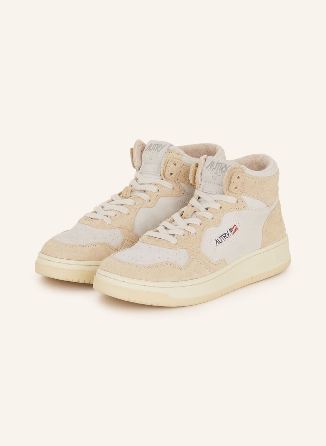 Autry Hightop-Sneaker Medalist Mid Gg beige von AUTRY