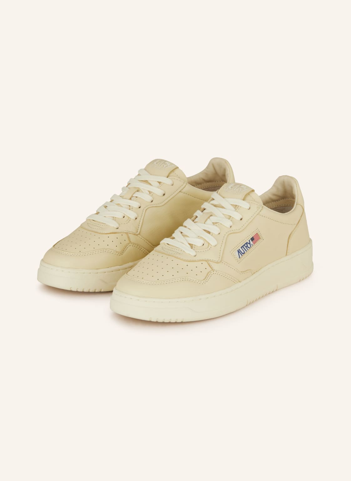 Autry Sneaker Medalist Mono Low beige von AUTRY