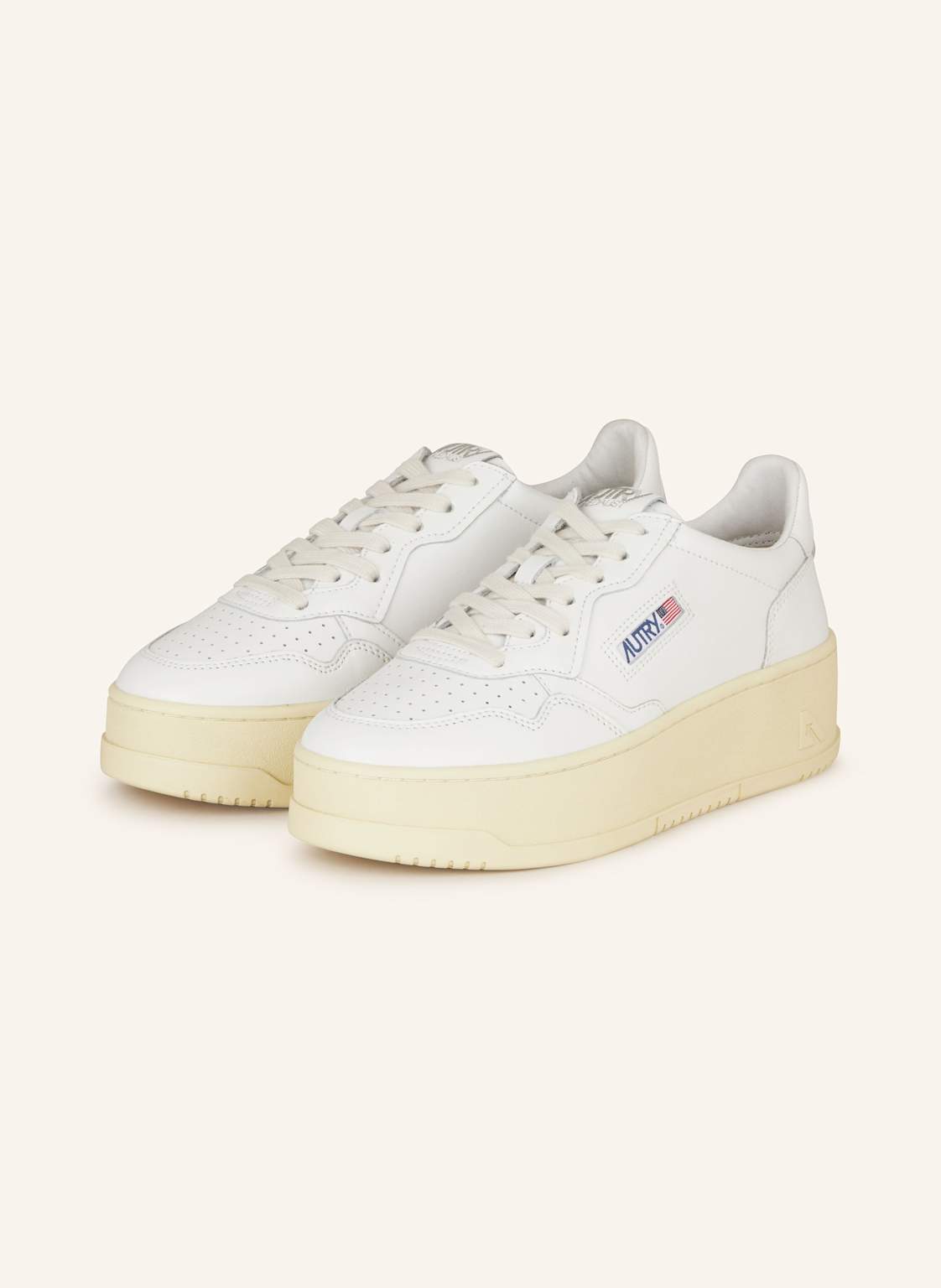 Autry Sneaker Platform Low Ll weiss von AUTRY