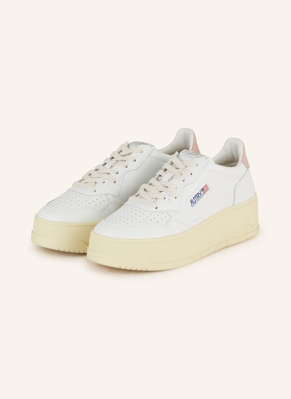 Autry Sneaker Platform Low Ll weiss Autry Sneaker Platform Low Ll weiss von AUTRY