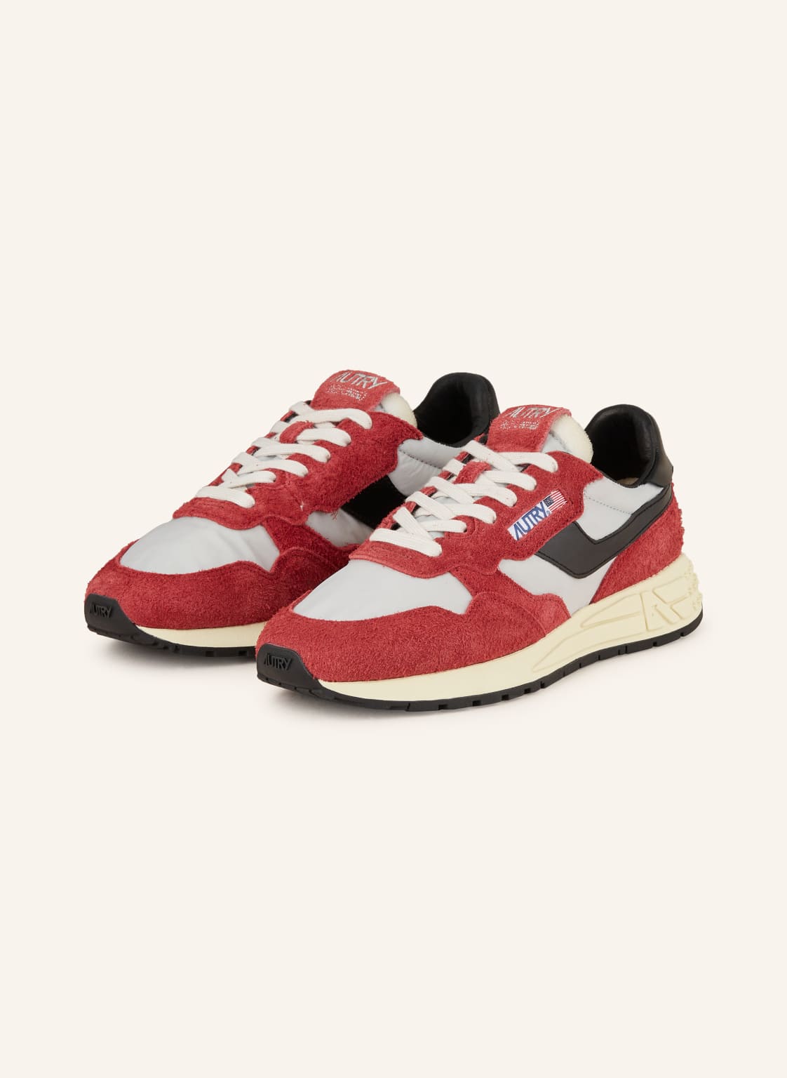 Autry Sneaker Reelwind Low Nc rot von AUTRY