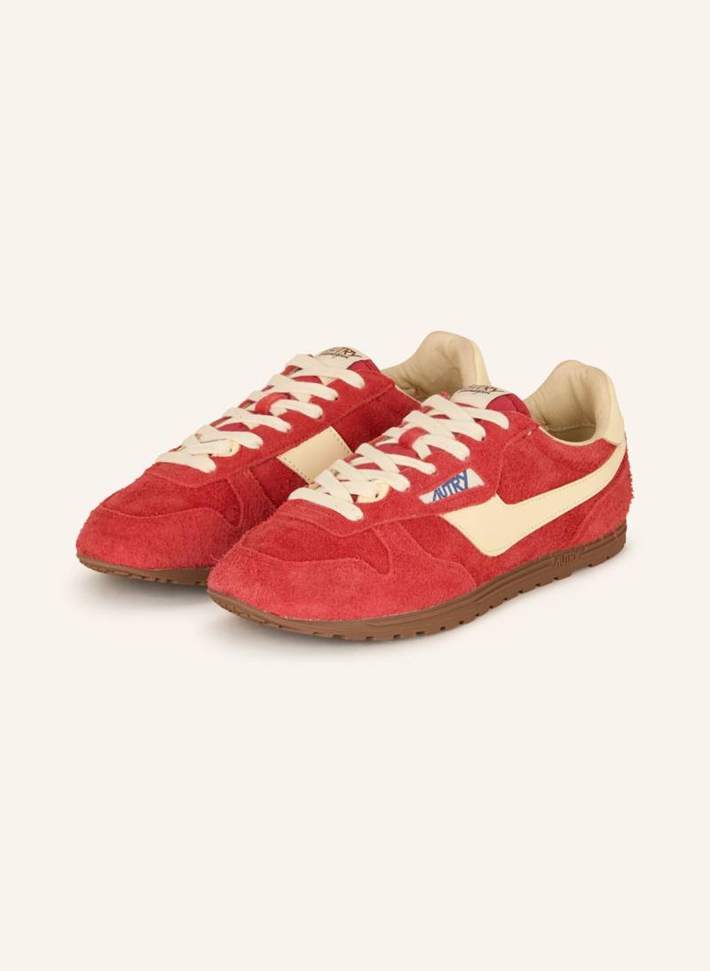 Autry Sneaker Windspin Low Wom rot von AUTRY