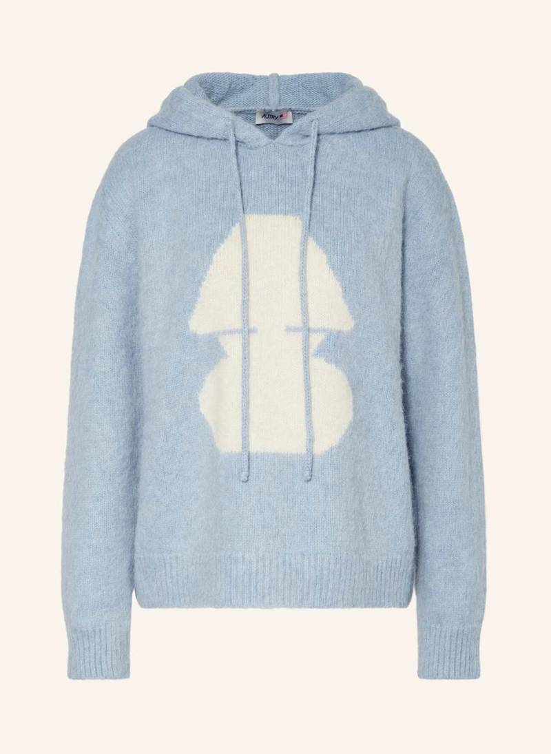 Autry Strick-Hoodie blau Autry Strick-Hoodie blau von AUTRY