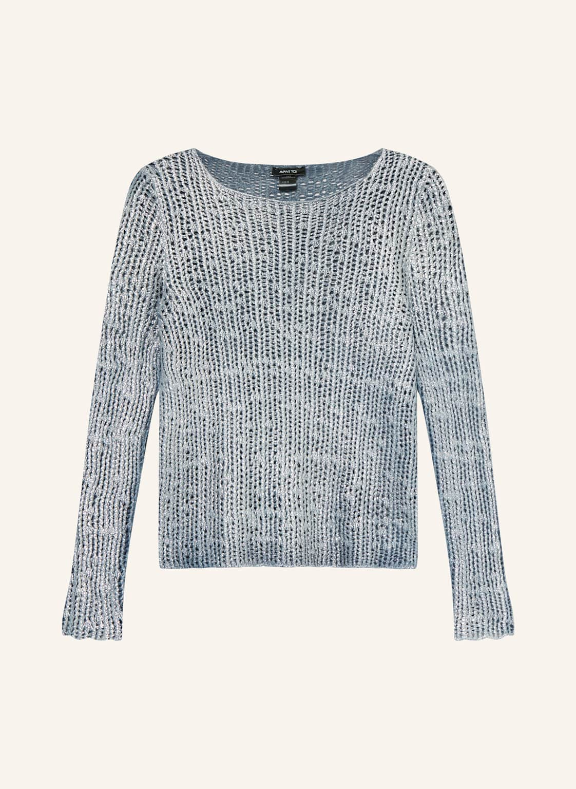 Avant Toi Cashmere-Pullover Mit Glitzergarn blau von AVANT TOI