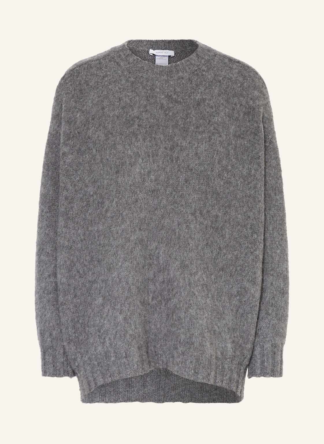 Avant Toi Pullover Aus Merinowolle Mit Cashmere grau von AVANT TOI