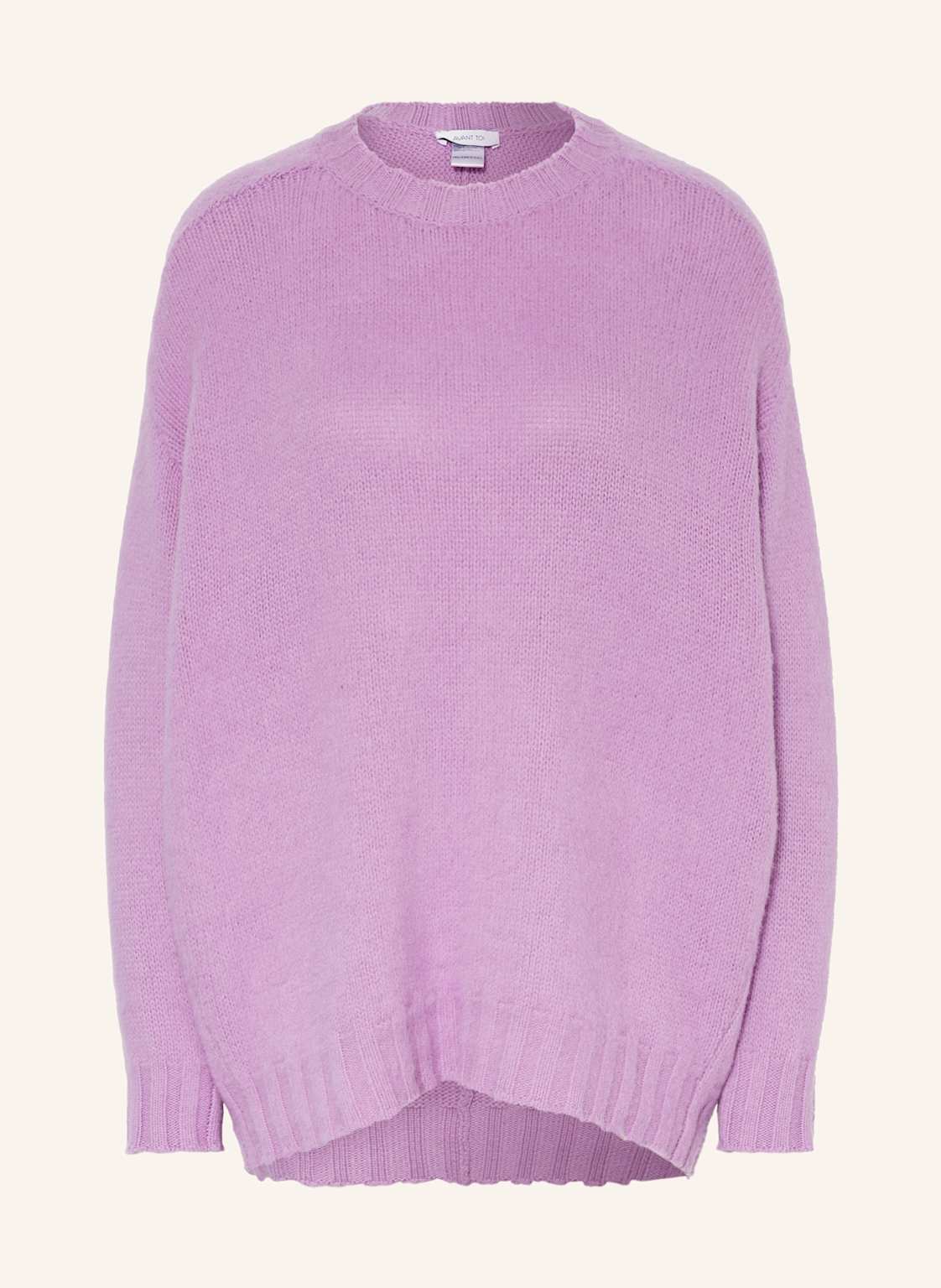 Avant Toi Pullover Aus Merinowolle Mit Cashmere lila von AVANT TOI