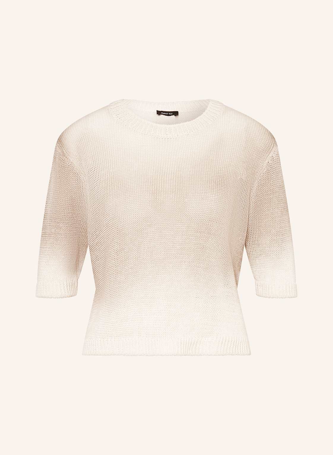 Avant Toi Pullover Mit 3/4-Arm beige Avant Toi Pullover Mit 3/4-Arm beige von AVANT TOI