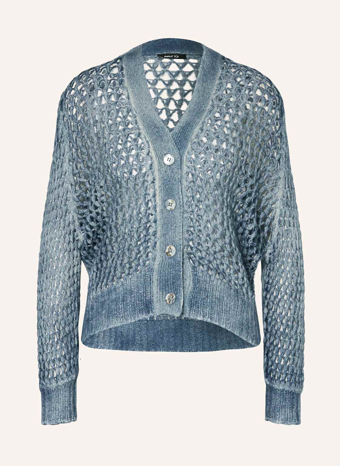 Avant Toi Strickjacke Mit Cashmere Und Seide blau Avant Toi Strickjacke Mit Cashmere Und Seide blau von AVANT TOI