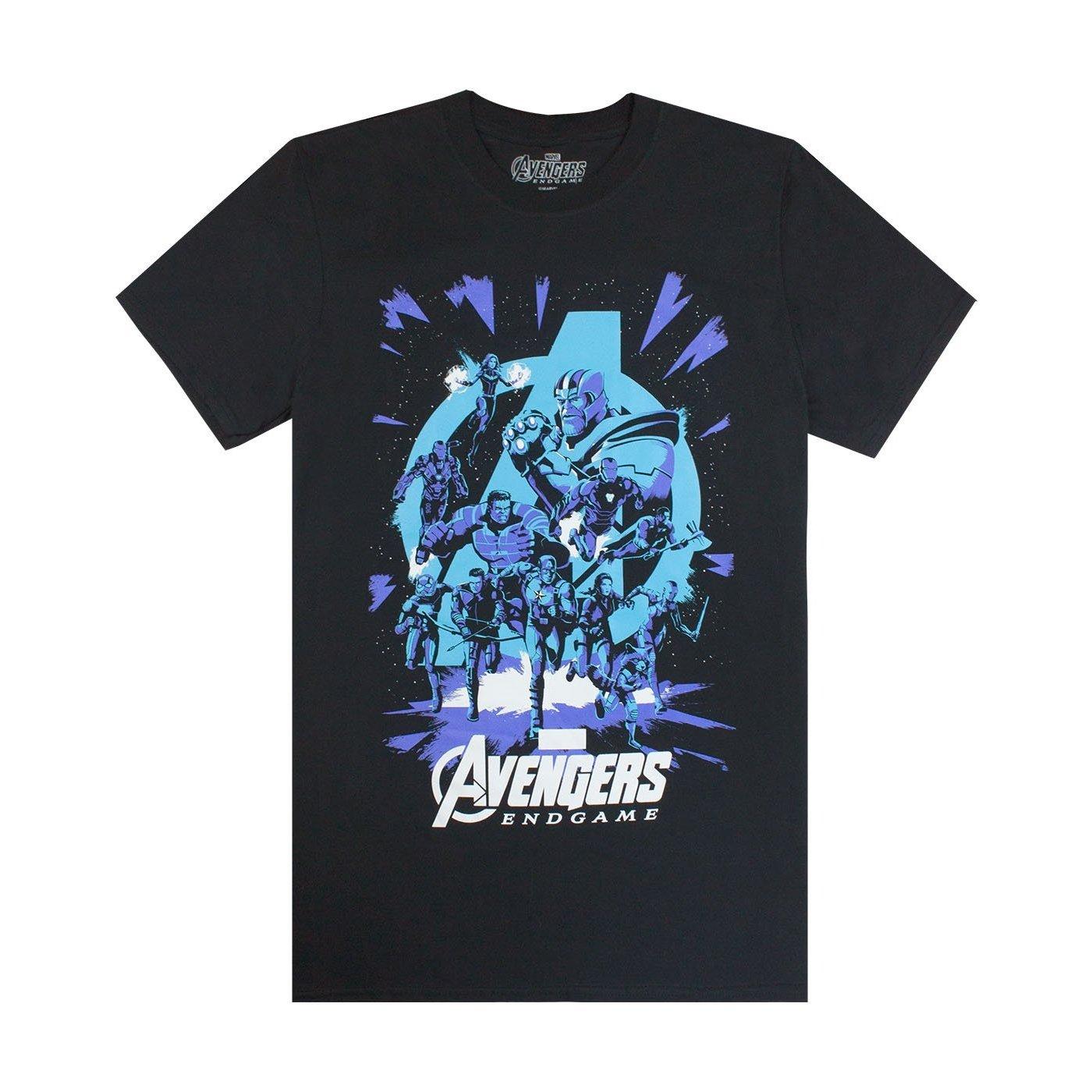 Endgame Tshirt Herren Schwarz XXL von AVENGERS