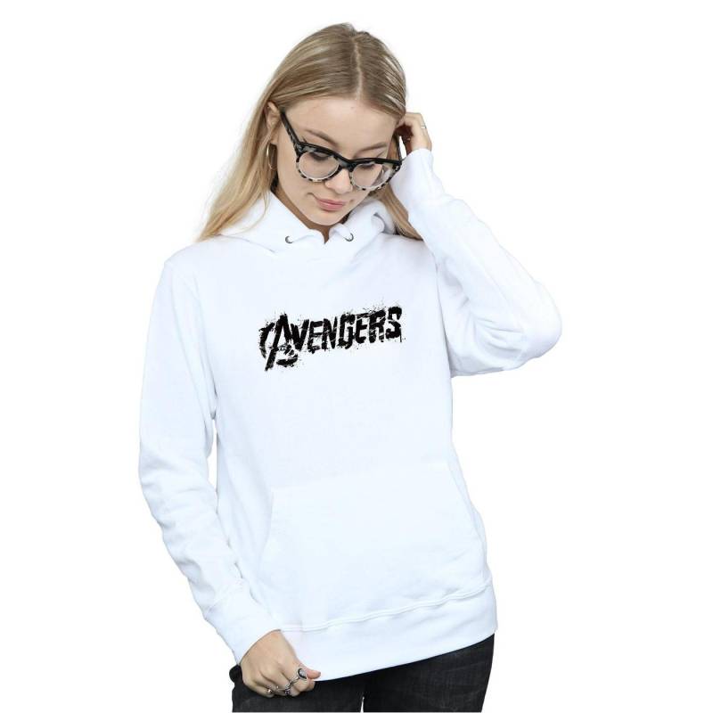 Kapuzenpullover Damen Weiss L von AVENGERS