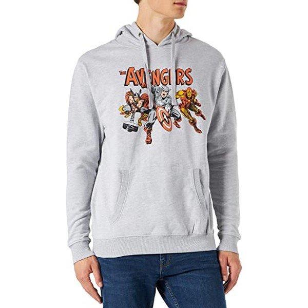 Kapuzenpullover Herren Grau L von AVENGERS