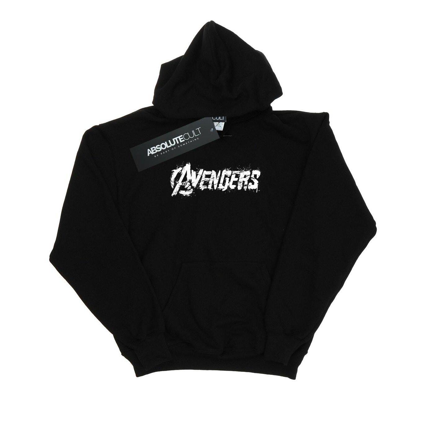 Kapuzenpullover Mädchen Schwarz 116 von AVENGERS