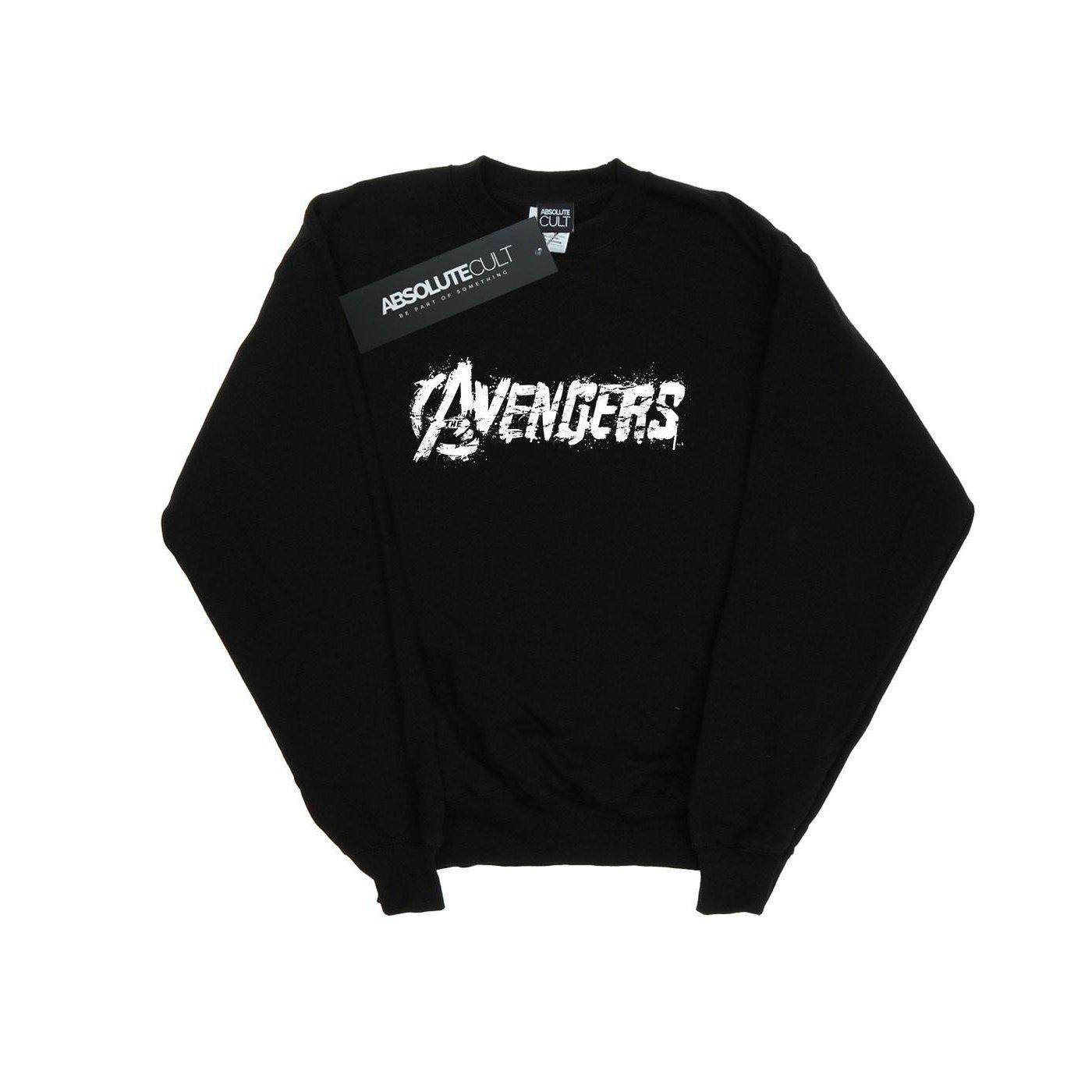 Sweatshirt Jungen Schwarz 128 von AVENGERS