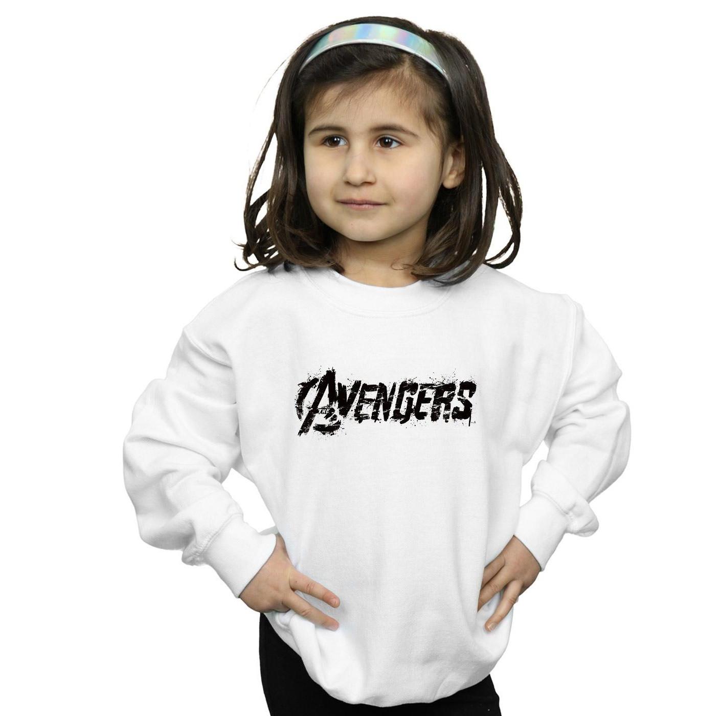 Sweatshirt Mädchen Weiss 152-158 von AVENGERS