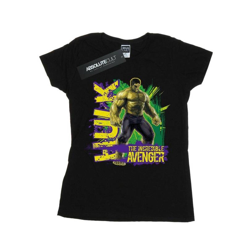 Tshirt Damen Schwarz XXL von AVENGERS