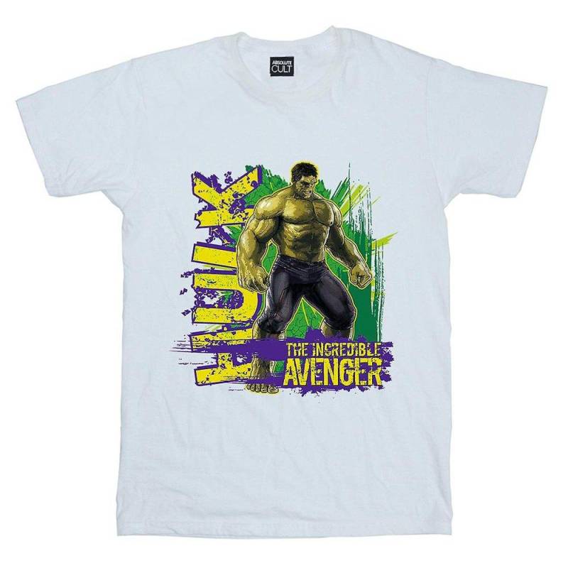 Tshirt Damen Weiss L von AVENGERS