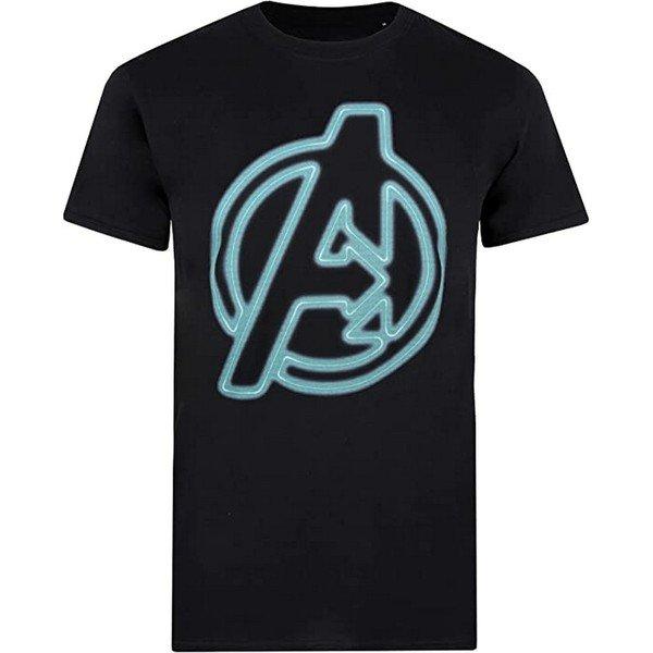 Tshirt Logo Herren Schwarz L von AVENGERS