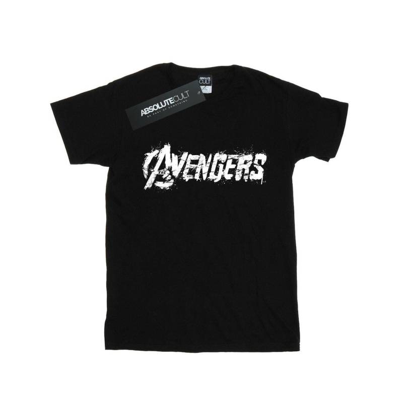 Tshirt Mädchen Schwarz 116 von AVENGERS