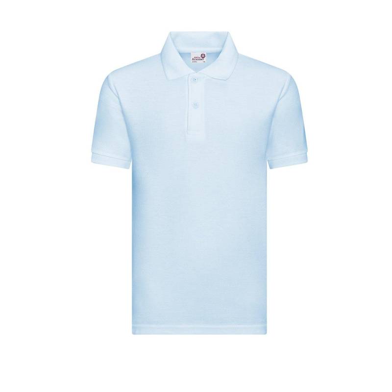 Academy Poloshirt Mädchen Himmelblau 140 von AWDis