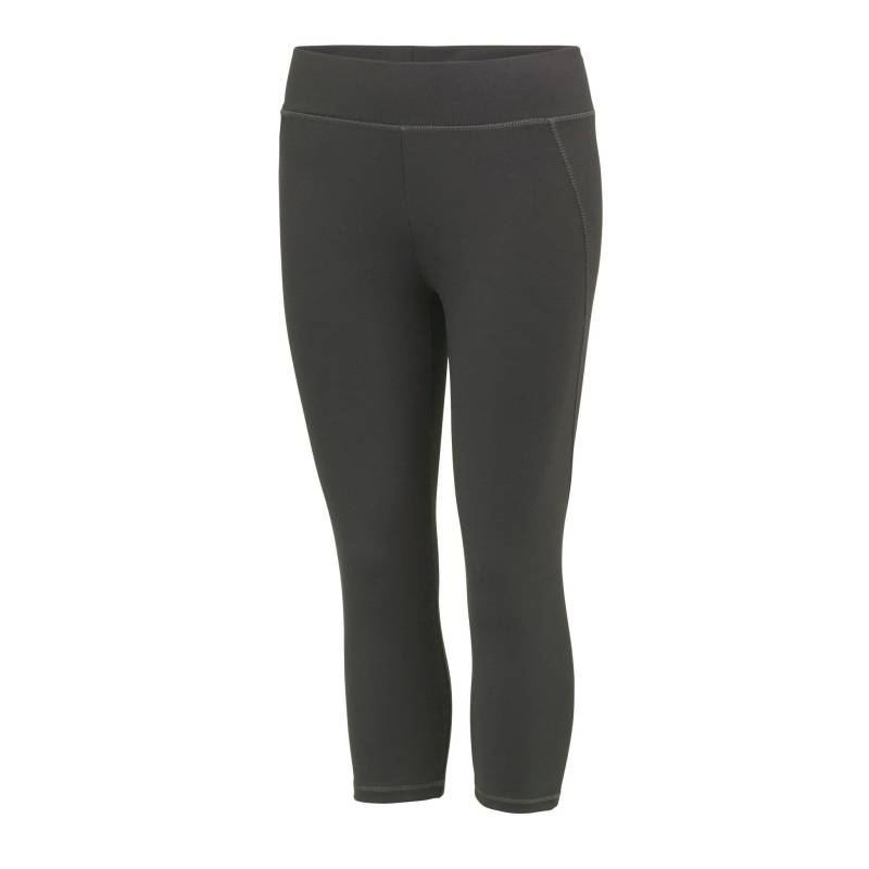 Caprihose Sporthose Damen Charcoal Black M von AWDis