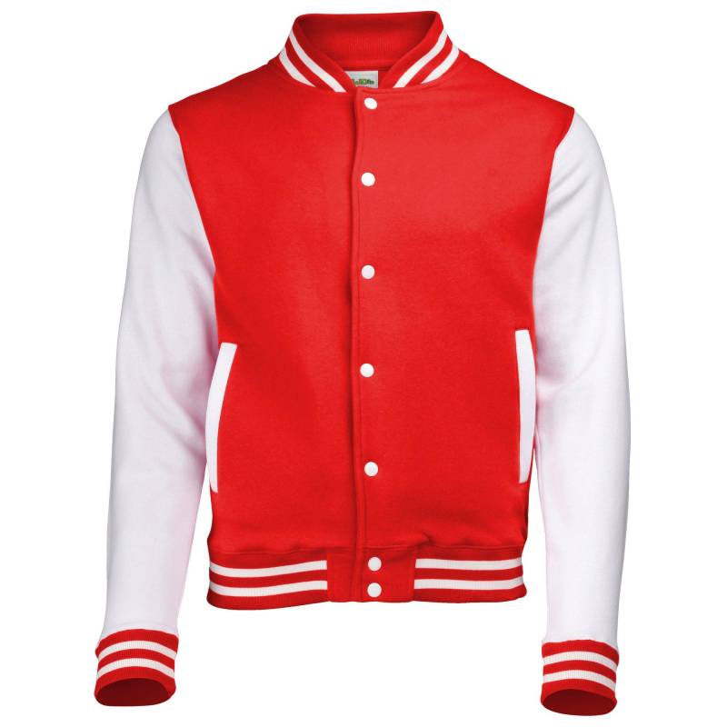 Collegejacke Herren Rot Bunt 3XL von AWDis