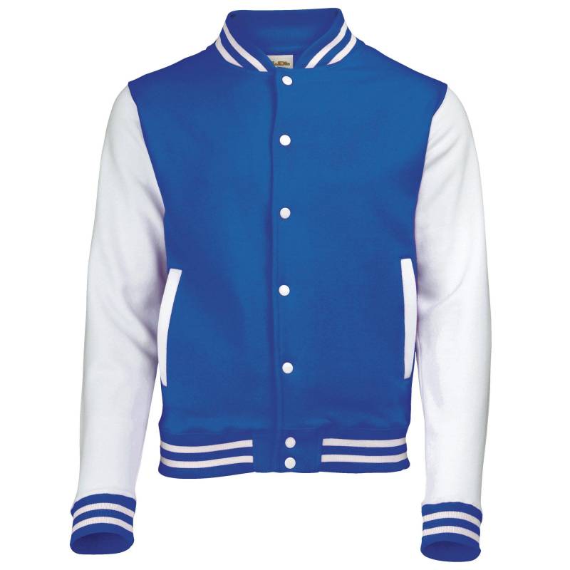 Collegejacke Herren Blau M von AWDis