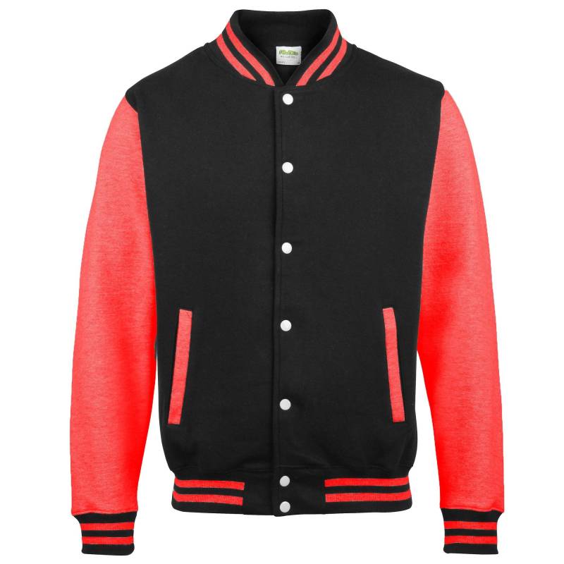 Collegejacke Herren Schwarz XXL von AWDis