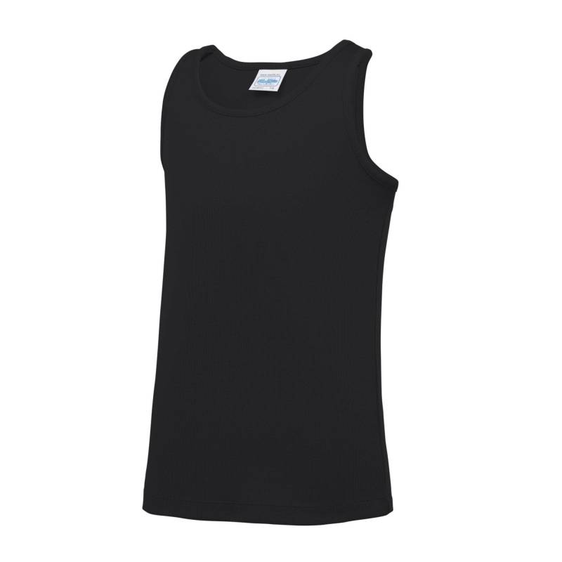 Cool Just Plain Weste Top Mädchen Schwarz 152 von AWDis