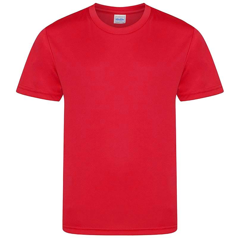 Cool Smooth T-shirt Jungen Rot Bunt 104 von AWDis