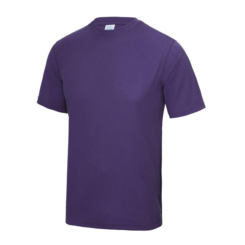 Just Cool Performance Tshirt Herren Lila L von AWDis