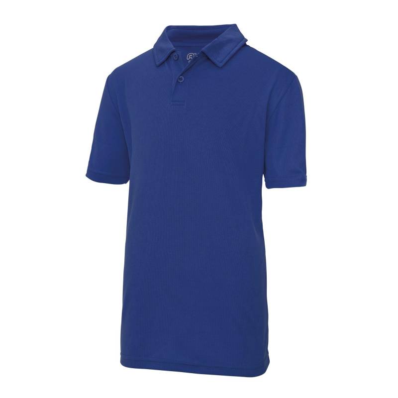 Just Cool Sport Polo Shirt Mädchen Königsblau 104 von AWDis