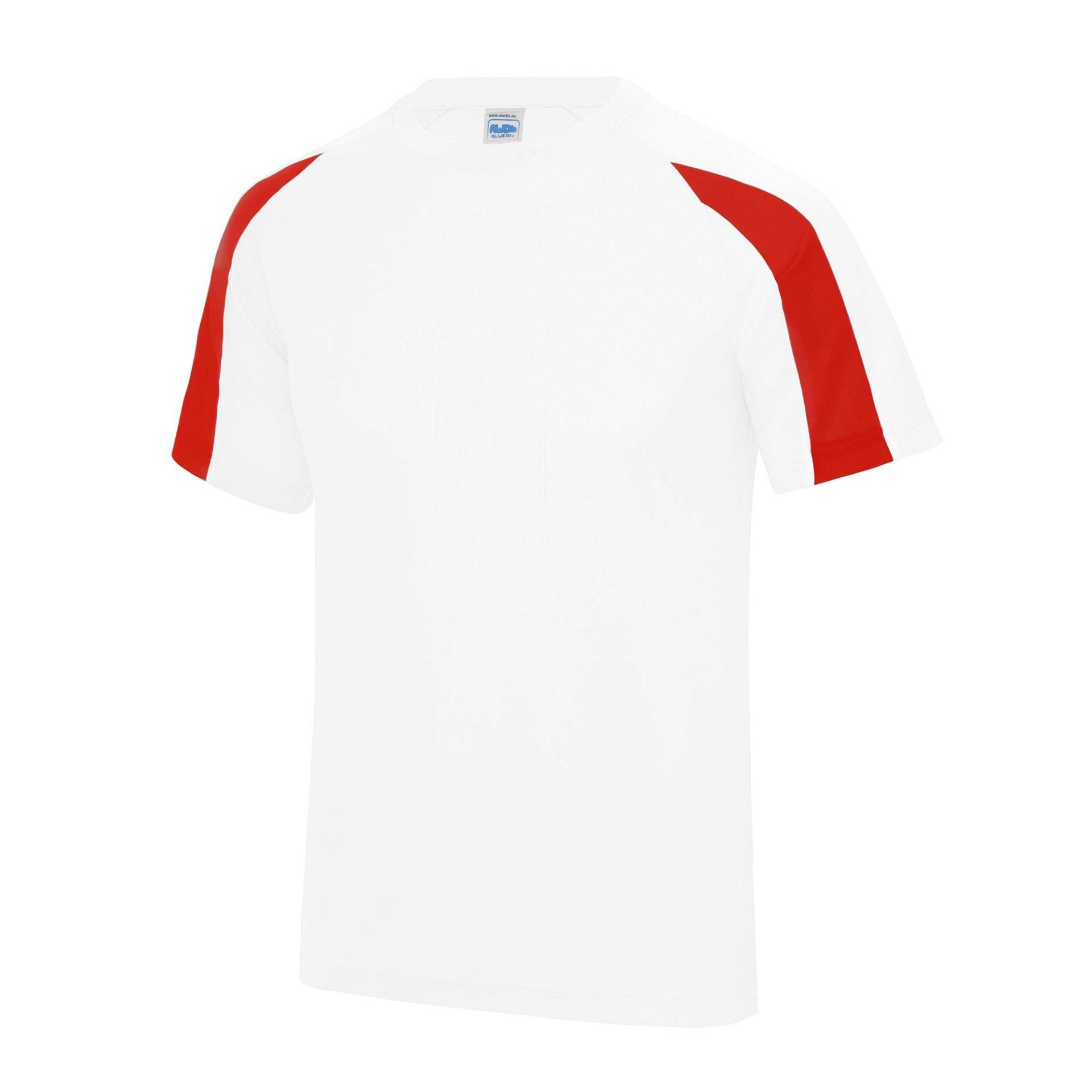 Just Cool Sport Tshirt Jungen Weiss 9-11A von AWDis