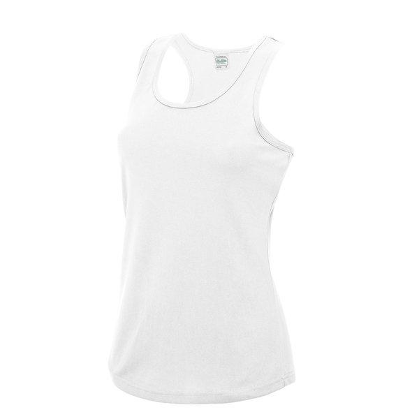 Just Cool Sport Tank Top Damen Weiss L von AWDis