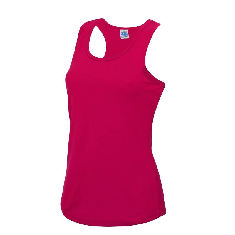 Just Cool Sport Tank Top Damen Pink M von AWDis