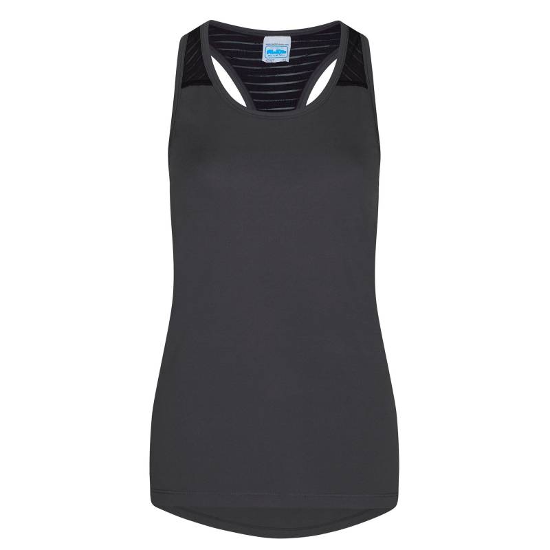 Just Cool Sporttop, Ärmellos Damen Charcoal Black S von AWDis