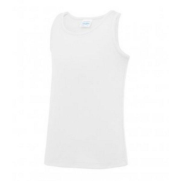 Just Cool Tank Top Jungen Weiss 104 von AWDis