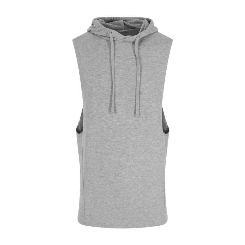 Just Cool Urban Ärmelloser Kapuzenpullover Damen Grau S von AWDis