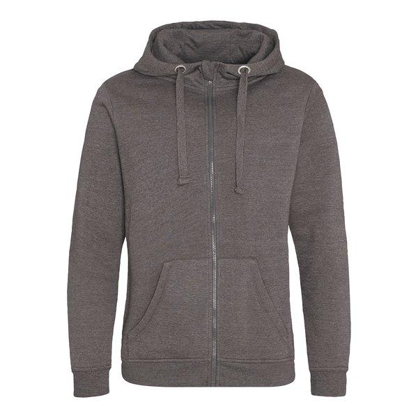 Just Hoods Graduate Kapuzenjacke Herren Charcoal Black XL von AWDis