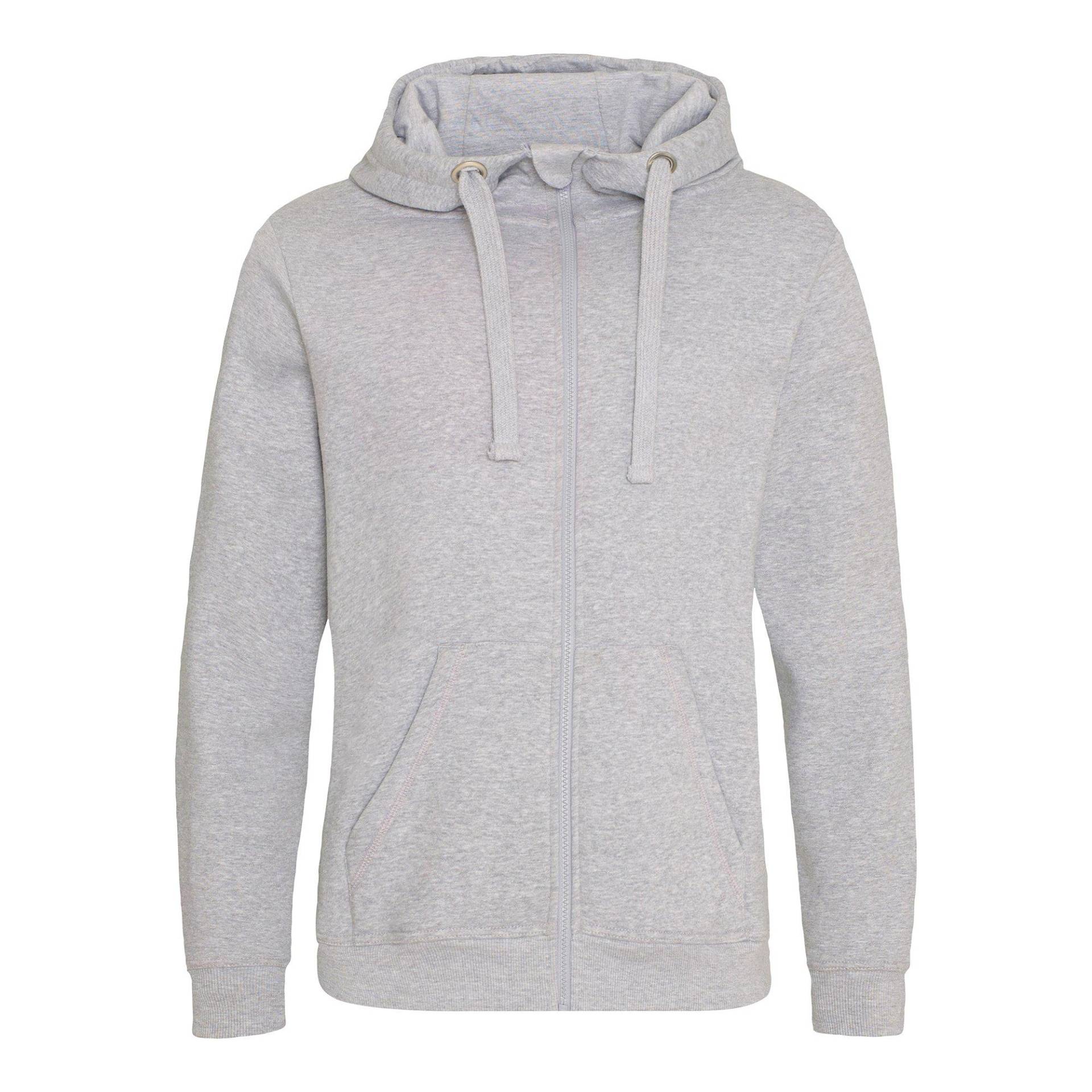 Just Hoods Graduate Kapuzenjacke Herren Grau XS von AWDis